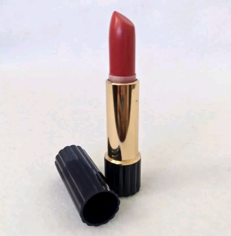 (1) Estee Lauder Cherry Blossom Lipstick  Blue Case Ribbed Tube